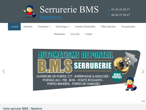 Serrurerie BMS La Garenne-Colombes, Dépannage serrurerie, Sécurité, contrôle d'accès et vidéosurveillance