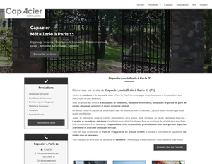 Capacier Paris 11, Métallerie et ferronerie, Installation de portail ou porte de garage