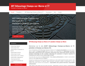 ART Débouchage Champs-sur-Marne et 77 Champs-sur-Marne, Dépannage plomberie, Débouchage et dégorgement toutes canalisations