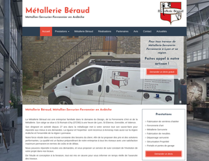 Métallerie Béraud Saint-Romain-d'Ay, Métallerie et ferronerie, Installation de portail ou porte de garage