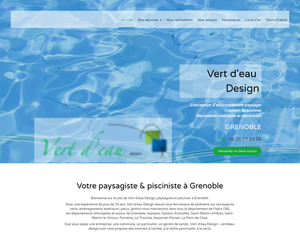Vert d'eau Design Grenoble, Construction de piscine, Jardinage-paysagerie