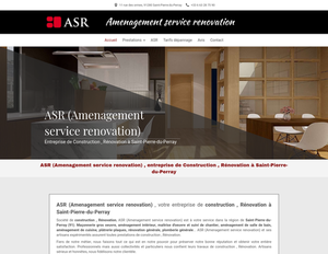 ASR (Amenagement service renovation) Saint-Pierre-du-Perray, Aménagement intérieur, Maçonnerie gros oeuvre
