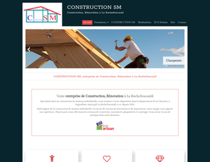 CONSTRUCTION SM La Rochefoucauld, Construction de maison, Charpente
