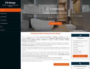 ETS Ramage Arçonnay, Plomberie générale, Installation de pompe à chaleur