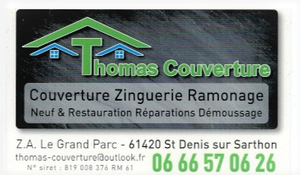 Thomas-couverture Saint-Denis-sur-Sarthon, Couverture, Isolation des combles, Isolation extérieure