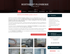 BERTHELOT PLOMBERIE Paris 18, Plomberie générale, Dépannage plomberie
