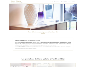 Pierre Collette Mont-Saint-Éloi, Ebenisterie, Fabrication de meuble sur mesure