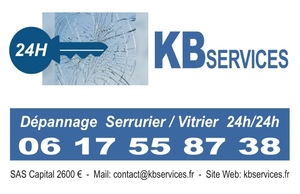 KB Services Villeurbanne, Serrurerie générale, Dépannage vitrerie