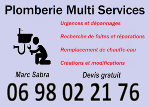 Plomberie Multi Services Pessac, Plomberie générale, Débouchage de canalisation en urgence