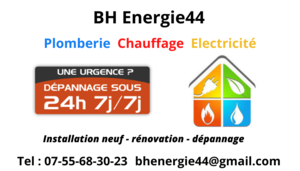 BH Energie44  Saint-Nazaire, Plomberie générale, Mise en conformité électrique