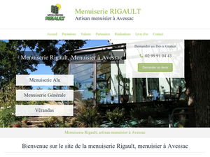 Menuiserie Rigault Avessac, Menuiserie générale, Menuiserie extérieure, Maçonnerie d'intérieur, Fabrication de meuble sur mesure, Construction de véranda