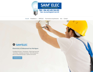 SAM'ELEC Châteauneuf-les-Martigues, Électricité générale, Climatisation, Dépannage électricité, Domotique générale, Eclairage automatique, Électricité générale, Rénovation des installations électriques