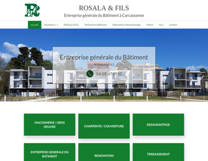ROSALA & FILS Carcassonne, Maçonnerie gros oeuvre, Charpente, Couverture, Rénovation générale, Terrassement