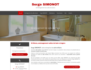 Serge SIMONOT Jarzé, Plomberie générale, Aménagement de salle de bain