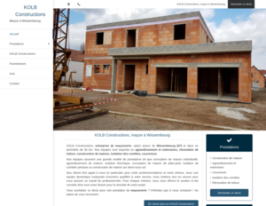 KOLB Constructions Seebach, Maçonnerie générale , Agrandissement et extensions, Construction de maison, Couverture, Isolation des combles, Rénovation de toiture