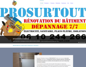 PROSURTOUT Molsheim, Rénovation générale, Aménagement de salle de bain, Aménagement intérieur, Dépannage électricité, Pose de faux plafonds