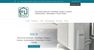 D2CE Lavans-lès-Saint-Claude, Chauffage, Chauffage au fioul, Chauffage au gaz, Chauffage électrique, Climatisation, Dépannage chauffage, Dépannage électricité, Électricité générale, Installation de panneaux solaires, Installation de pompe à chaleur, Petits travaux en électricité, Rénovation des installations électriques