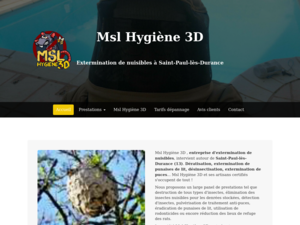 Msl Hygiène 3D Saint-Paul-lès-Durance, Dératisation, désinfection et désinsectisation