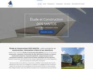 Étude et Construction DOS SANTOS Nice, Construction de piscine
