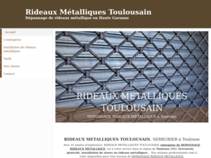 RIDEAUX METALLIQUES TOULOUSAIN Toulouse, Installation de stores ou rideaux métalliques