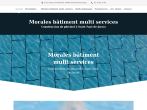 Morales bâtiment multi services Saint-Paul-de-Jarrat, Construction de piscine