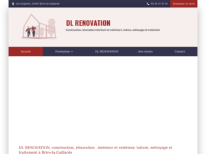DL RENOVATION Brive-la-Gaillarde, Rénovation générale, Ravalement de façades