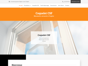 Coquelet CSF Tergnier, Dépannage serrurerie, Serrurerie générale, Vitrerie générale