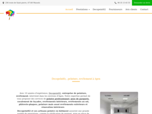 Decopeint82 Massels, Peinture, Pose de parquets, Ravalement de façades, Rénovation générale, Revêtements au sol, Revêtements extérieurs, Revêtements intérieurs