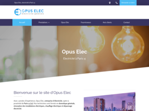 Opus Elec Paris 15, Électricité générale, Domotique générale