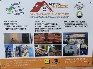 SMITH CHRISTIAN  MAÇONNERIE  Montlhéry, Couverture, Aménagement intérieur