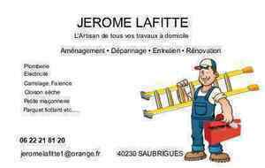 Jerome LAFITTE - Rénovation intérieure Saubrigues, Artisan du bâtiment