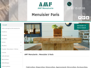 AMF Menuiserie - Menuisier Paris Paris 12, Menuiserie générale, Fabrication de meuble sur mesure