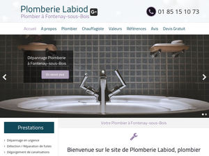 Plomberie Labiod Fontenay-sous-Bois, Dépannage plomberie, Dépannage chauffage, Plomberie générale, Vidange de fosse septique , Débouchage et dégorgement toutes canalisations