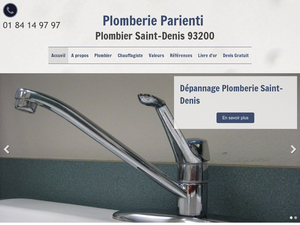 Plombier Parienti Bobigny, Dépannage plomberie, Débouchage et dégorgement toutes canalisations