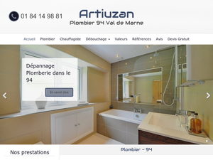 ARTIUZAN - Plombier 94 Créteil, Dépannage plomberie, Vidange de fosse septique 