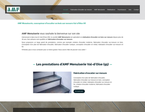 AMF Menuiserie Cergy, Fabrication d'escalier sur mesure