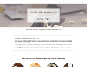 Menuiserie Tartanson Le Pontet, Menuiserie générale, Ebenisterie, Fabrication de fenêtre, Aménagement de cuisine, Menuiserie extérieure, Menuiserie intérieure, Revêtements au sol, Fabrication de meuble sur mesure