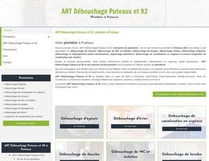 ART Débouchage Puteaux et 92 Puteaux, Dépannage plomberie, Débouchage et dégorgement toutes canalisations