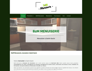 B2M Menuiserie Saint-Savin, Menuiserie générale, Aménagement de cuisine, Aménagement de dressing, Aménagement de salle de bain, Construction de terrasse en bois, Fabrication d'escalier sur mesure, Installation de fermetures, Menuiserie extérieure