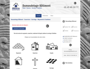 DUMASDELAGE Bâtiment Confolens, Maçonnerie générale , Carrelage et dallage, Couverture, Maçonnerie d'extérieur, Maçonnerie d'intérieur, Ravalement de façades