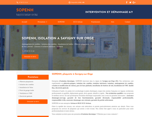 SOPENH Savigny-sur-Orge, Isolation, Installation d'alarme