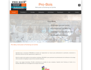 Pro-Bois Fontenay-le-Comte, Installation de fermetures, Aménagement de dressing