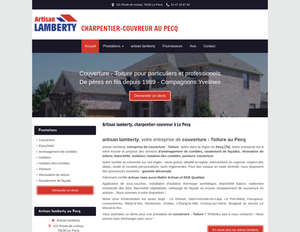 Artisan lamberty Le Pecq, Couverture, Isolation des combles