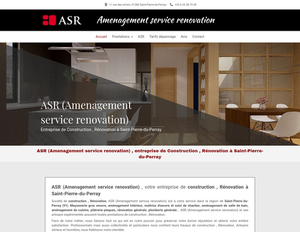 ASR (Amenagement service renovation) Saint-Pierre-du-Perray, Aménagement intérieur, Aménagement de cuisine, Aménagement de salle de bain, Maçonnerie gros oeuvre, Plâtrerie plaquisterie, Plomberie générale, Rénovation générale, Maîtrise d'oeuvre et suivi de chantier