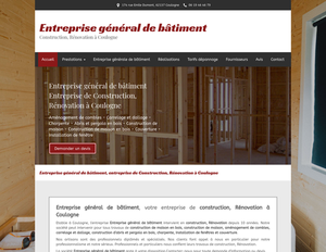 Entreprise général de bâtiment Coulogne, Rénovation générale, Construction d'abris et pergola en bois