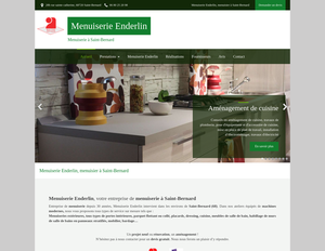 Menuiserie Enderlin Saint-Bernard, Menuiserie intérieure, Aménagement de cuisine