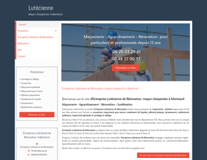 Entreprise Lutécienne de Rénovation Montreuil, Maçonnerie d'extérieur, Carrelage et dallage