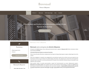 Bonnaud Ossages, Vitrerie générale, Remplacement de vitrine