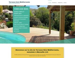 Terrasse bois Méditerranée Marseille, Menuiserie générale, Construction d'abris et pergola en bois