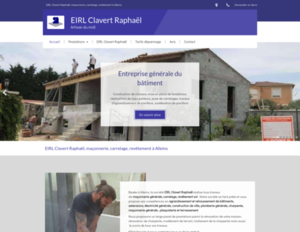 EIRL Clavert Raphaël Alleins, Maçonnerie générale , Électricité générale